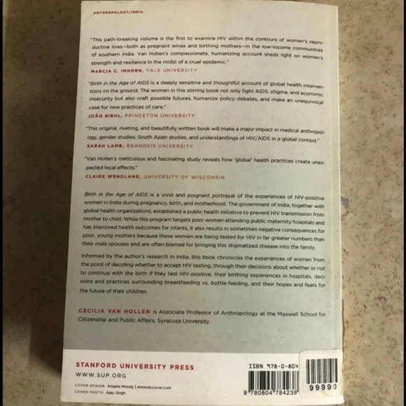 Birth In The Age of AIDS by Cecilia Van Hollen Paperback Book - Picture 5 of 5